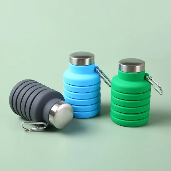 Silicone Foldable Sports Cup Water Bottle - Image 3