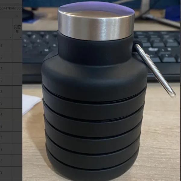 Silicone Foldable Sports Cup Water Bottle - Image 4